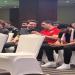ولي العهد والأميران علي وهاشم يتابعون مباراة العراق وكوريا الجنوبية برفقة نشامى المنتخب