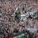 عشرات الآلاف يتظاهرون في بروكسل تضامنا مع فلسطين