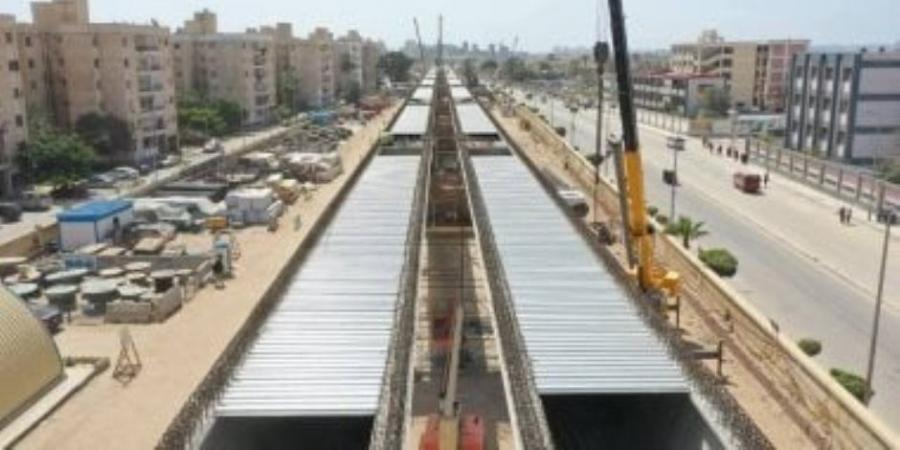 شاهد.. تصوير جوى لتنفيذ مشروع المرحلة الأولى من مترو الإسكندرية