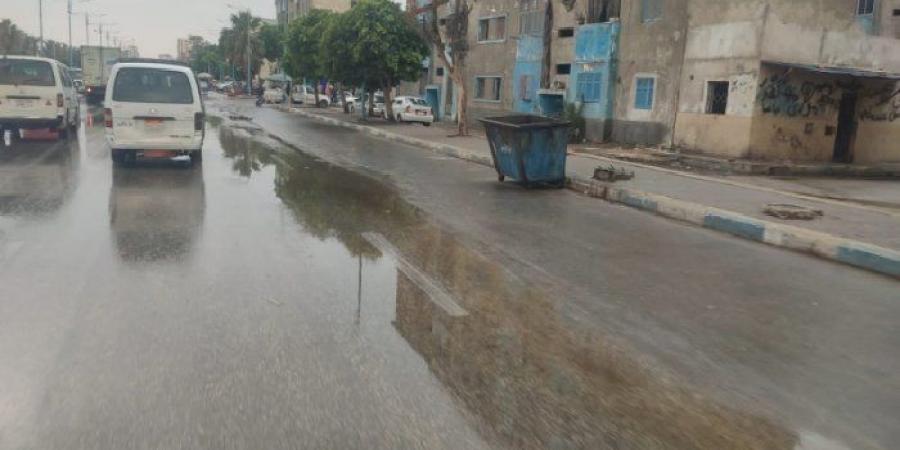 أمطار متوسطة في السويس وانتظام الملاحة بالموانئ