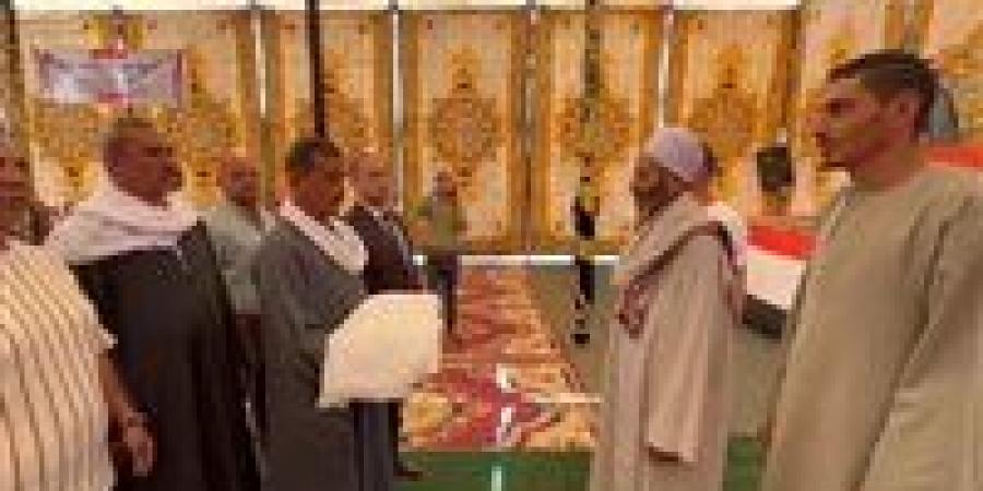 إنهاء خصومة ثأرية بين عائلتين بالفيوم