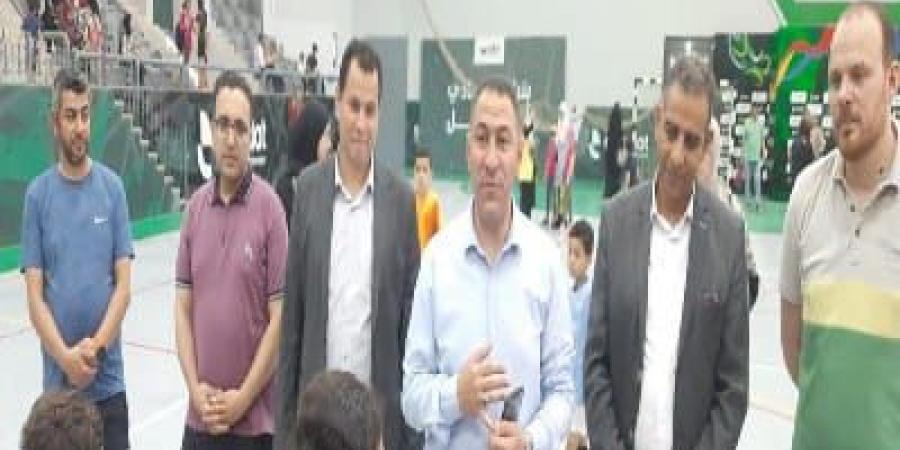 مدير الرياضة ولجنة وزارة الشباب يتفقدون تدريبات "المشروع القومى"