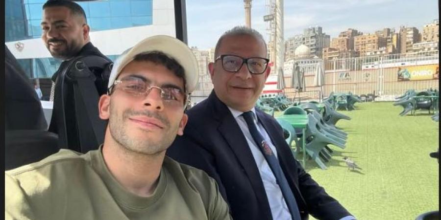 بعد التحقيق الرسمي.. زيزو والمحامي أشرف عبد العزيز في جولة VIP داخل نادي الزمالك