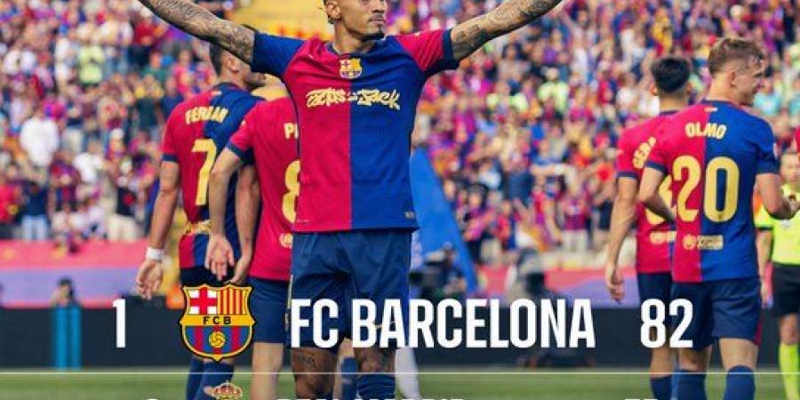 كم نقطة يحتاجها برشلونة لتتويجه رسميا في الدوري الإسباني؟
