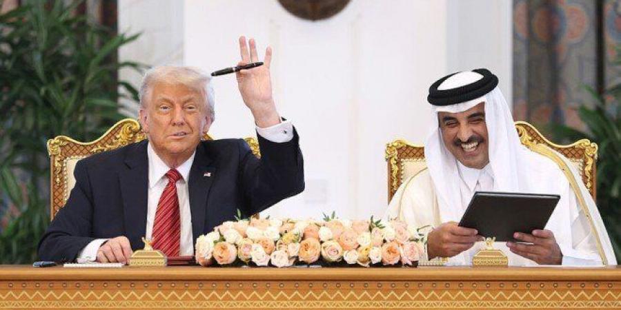 أمير قطر يهدى ترامب قلمًا فاخرًا من طراز مونت بلانك