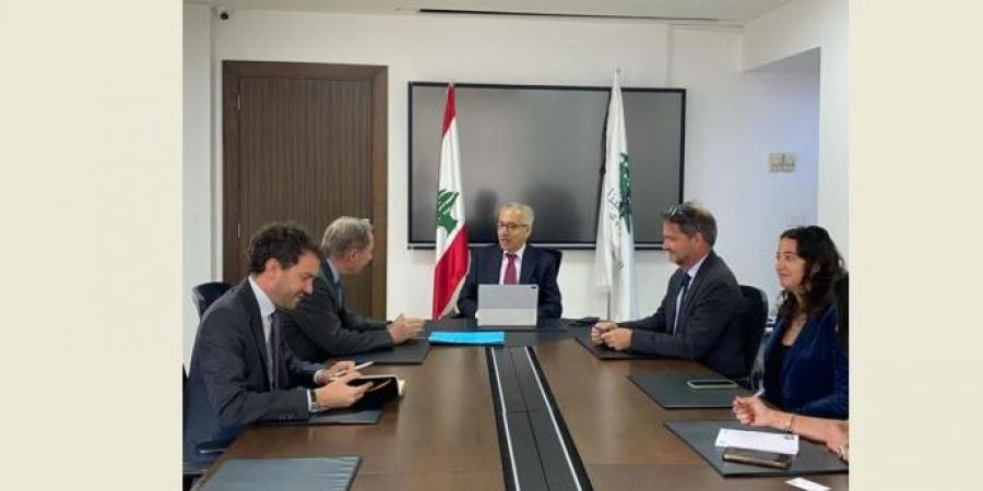 بساط إستقبل الموفد الفرنسي وبحثا في البرنامج الاصلاحي للحكومة