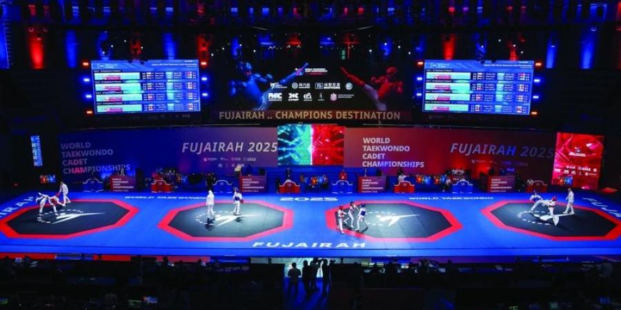 الفجيرة تحطم الرقم القياسي لعدد المشاركين في بطولة العالم للتايكواندو