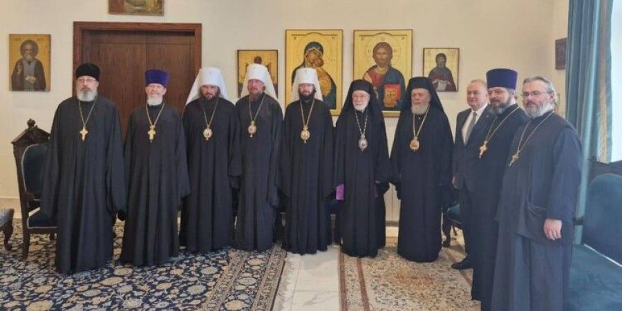 المطران عودة استقبل رئيس دائرة العلاقات الخارجية ببطريركية موسكو ممثلًا البطريرك كيريل