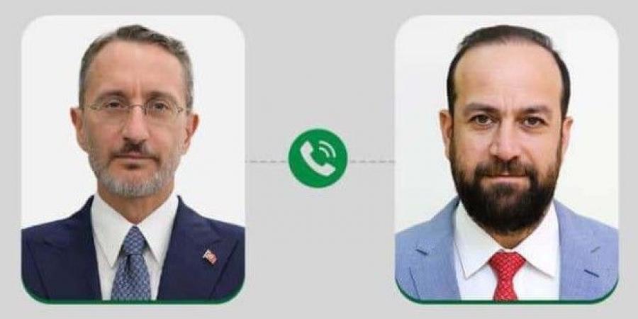 وزير الإعلام السوري بحث مع رئيس دائرة الاتصالات بالرئاسة التركية بتعزيز التعاون ومكافحة التضليل