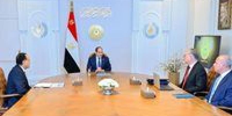 الرئيس السيسي يجتمع مع رئيس الوزراء وزير البترول لاستعراض جهود تلبية احتياجات المواطنين من المواد البترولية