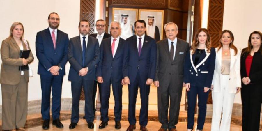 انطوان حبيب زار سفير قطر وعرضا العلاقة بين مصرف الاسكان و"صندوق قطر للتنمية" وإمكانية التعاون مستقبلا