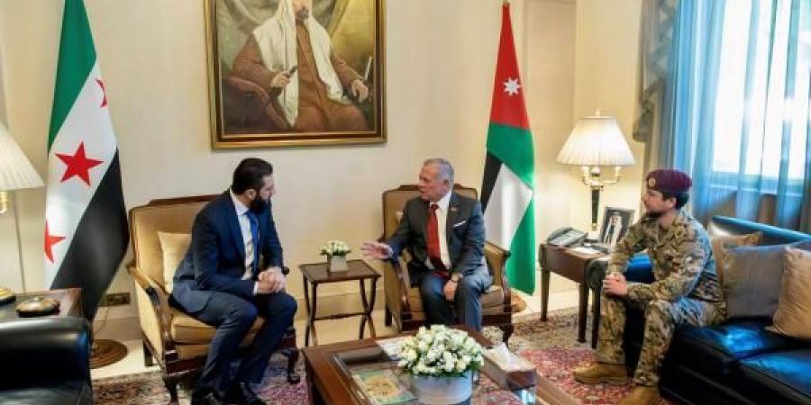 الملك والرئيس السوري يبحثان العلاقات الثنائية والتطورات الراهنة