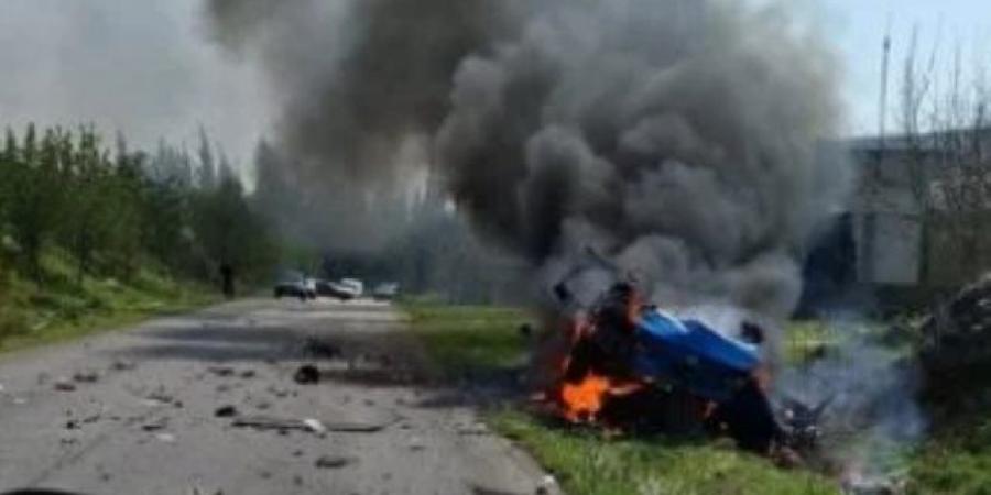 طيران الاحتلال يشن غارة على مبنى فى بلدة تول بالنبطية جنوبى لبنان
