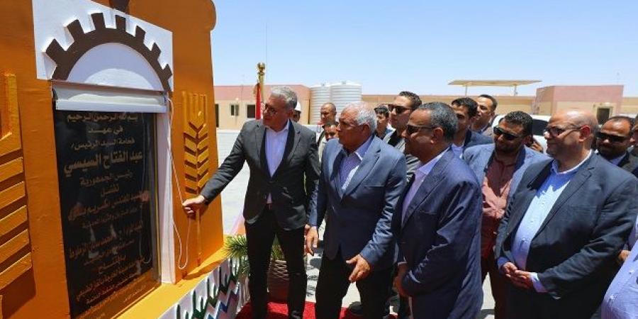 افتتاح محطة الغاز الرئيسية التابعة لطاقة غاز - المغذية لمدينة الخارجة