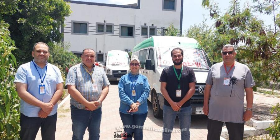علاج ٨٠٠ مواطنا بالمجان في قافلة طبية بدمياط