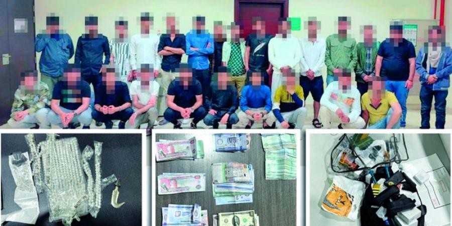 ضبط تشكيل عصابي يضم 41 متسولاً يقطنون في فندق