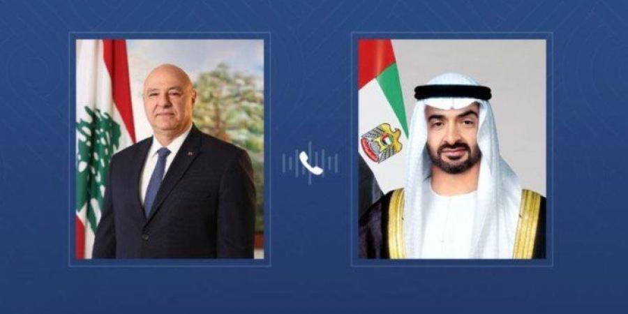 هاتفياً.. الإمارات ولبنان تبحثان علاقات التعاون بين البلدين