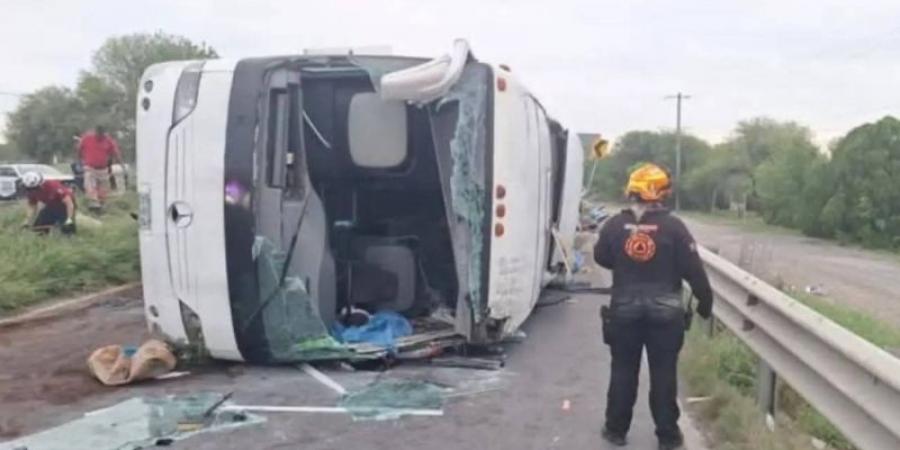 مصرع وإصابة 33 شخصًا في حادث حافلة شمال المكسيك