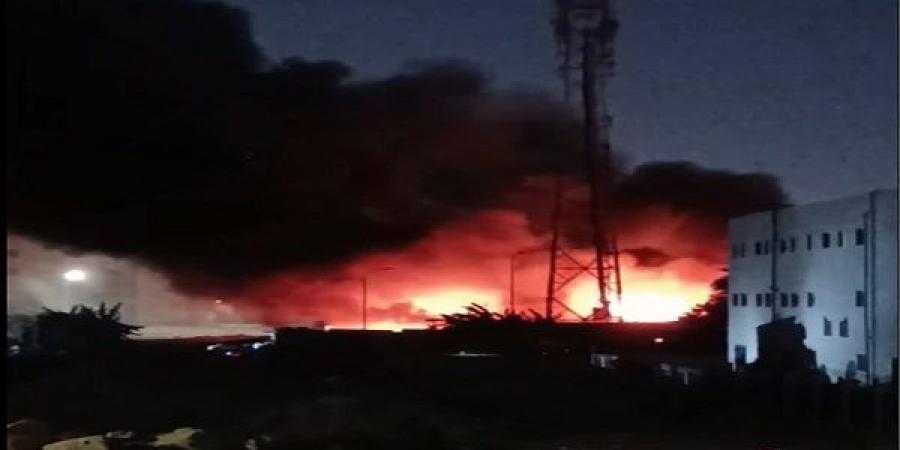 سماع شهود العيان والتحفظ على الكاميرات في حريق اسواق الخير بالشروق