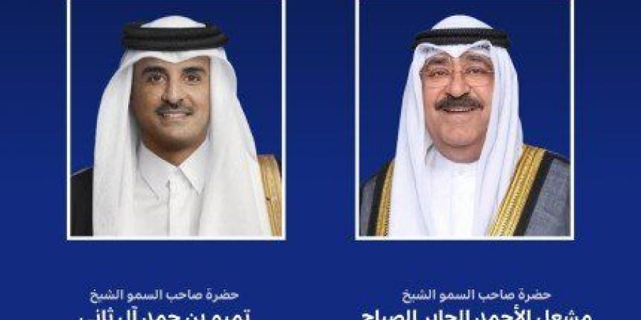 أمير الكويت يتلقى اتصالا هاتفيا من أمير قطر للتهنئة بحلول عيد الأضحى المبارك