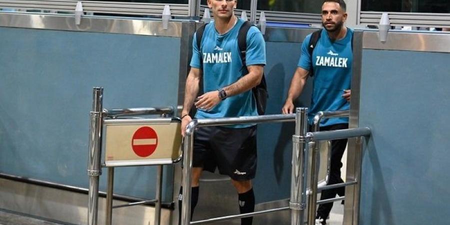 زيزو يتواجد في مطار القاهرة للسفر إلى أمريكا للمشاركة في كأس العالم للأندية