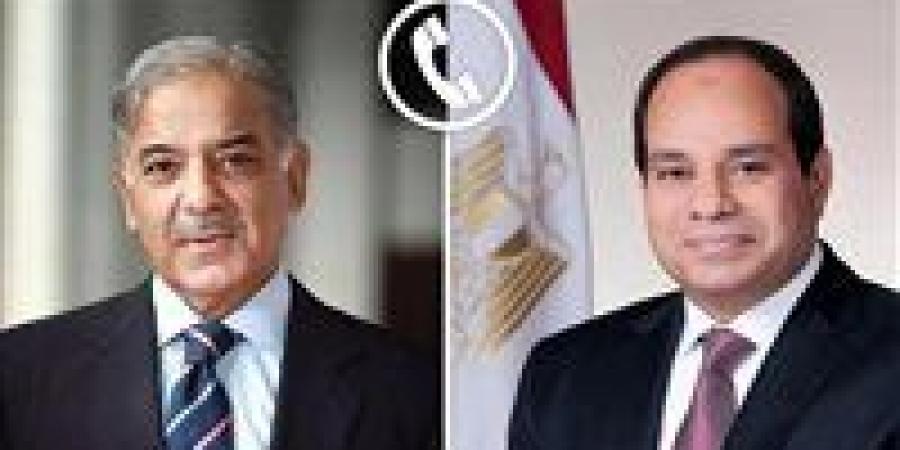 الرئيس السيسي يتلقى اتصالًا هاتفيًا من رئيس وزراء باكستان للتهنئة بالعيد