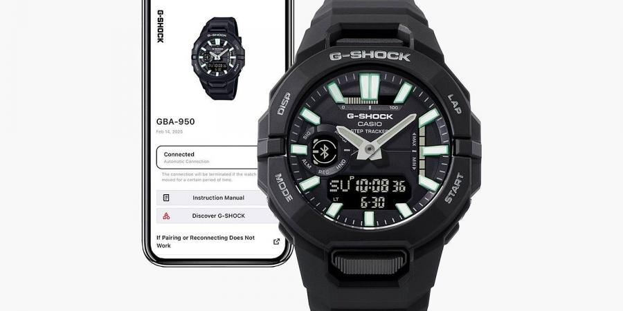 ساعة Casio G-Shock GBA-950 متاحة الآن في أوروبا