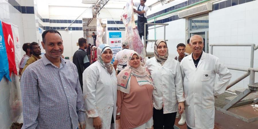 انتظام العمل داخل مجازرالبحرالاحمرفى ثانى ايام عيد الأضحى المبارك