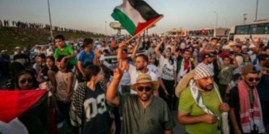 مصدر ليبى: قافلة الصمود تصل إلى مدينة الزاوية غرب البلاد