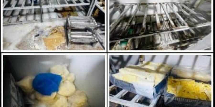 ضبط 725 كجم منتجات ألبان فاسدة داخل معمل غير مرخص بشبرا الخيمة
