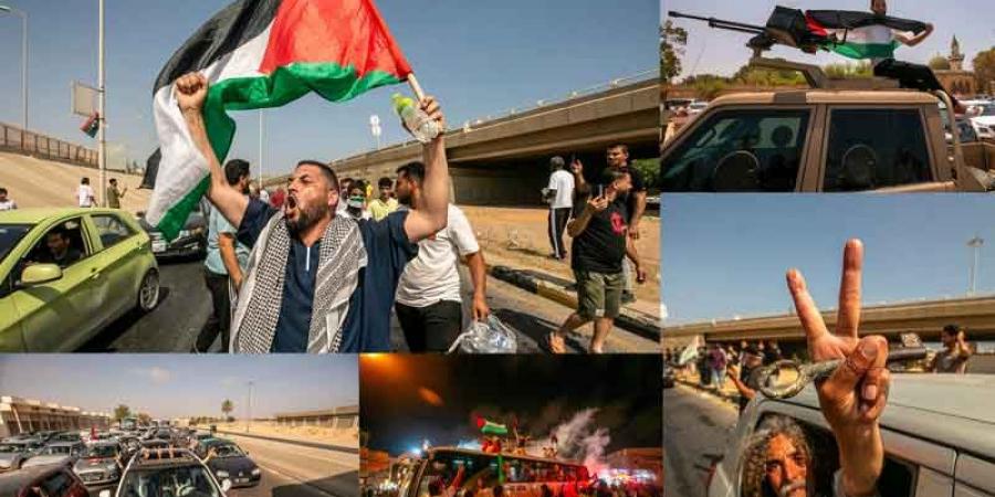 قافلة الصمود تغادر اليوم من سرت في اتجاه الحدود المصرية.. تفاؤل بتعاون مصري