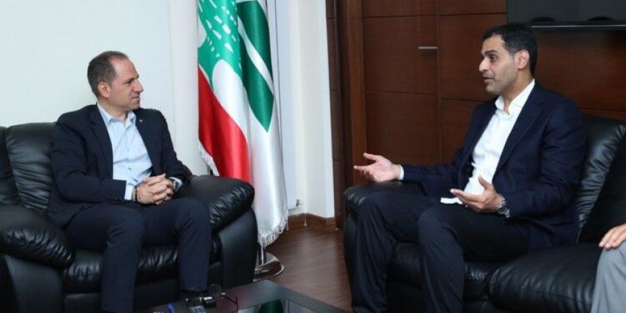 الجميل استقبل وزير المواصلات القطري وتأكيد أهمية استقرار لبنان وتحييده عن صراعات المنطقة