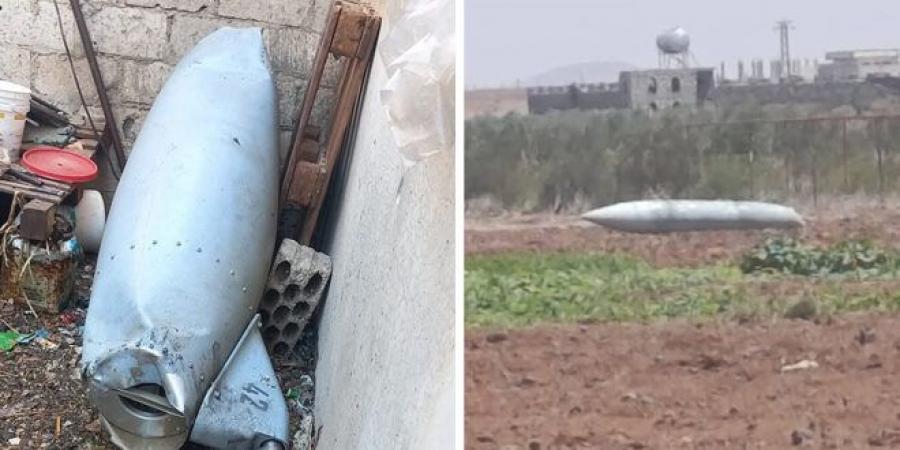 سقوط بقايا صاروخين إيرانيين في ريف درعا دون وقوع أضرار مادية أو بشرية