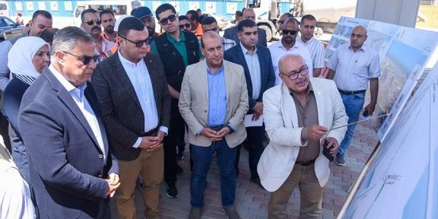 وزير الإسكان ومحافظ الإسكندرية يتفقدان مشروع إنشاء كوبرى 45 "