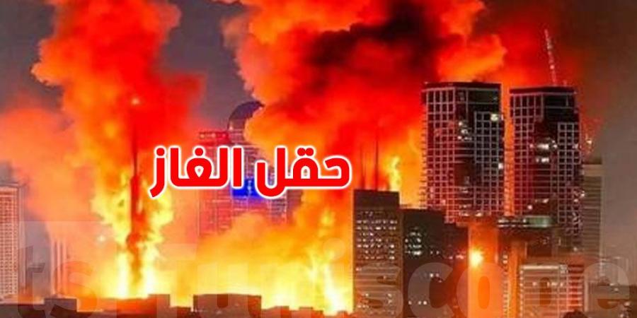 عاجل: حريق هائل في حقل ''فارس الجنوبي'' إثر هجوم إسرائيلي