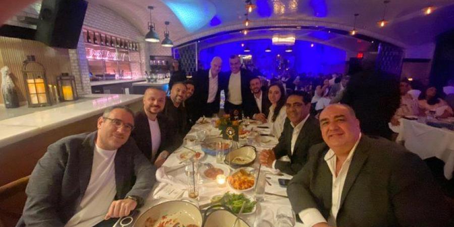 أعضاء مجلس الأهلى فى حفل عشاء فيفا بمناسبة قبل كأس العالم للأندية