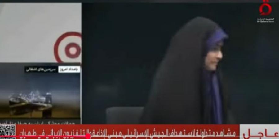 مشاهد لاستهداف الجيش الإسرائيلي مبنى الإذاعة والتليفزيون الإيراني في طهران