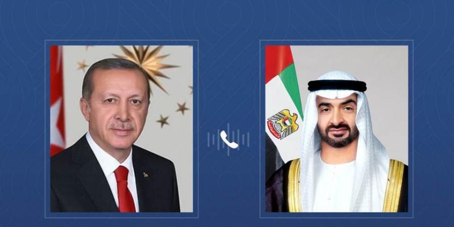 رئيس الدولة والرئيس التركي يبحثان هاتفياً التطورات الإقليمية