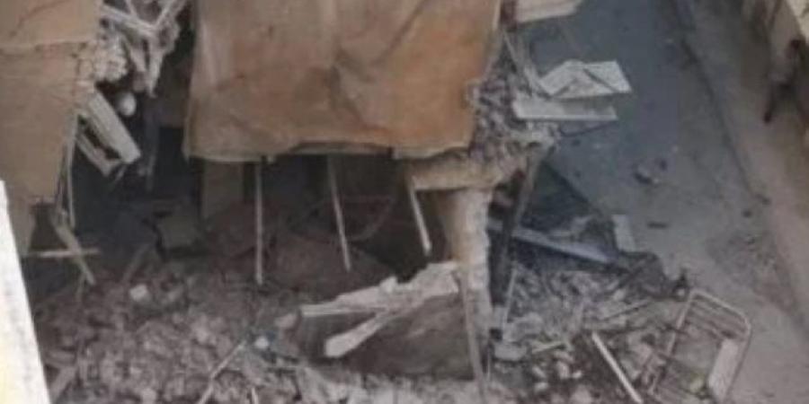 حى شرق الإسكندرية يكشف تفاصيل انهيار عقار بمنطقة باكوس.. صور