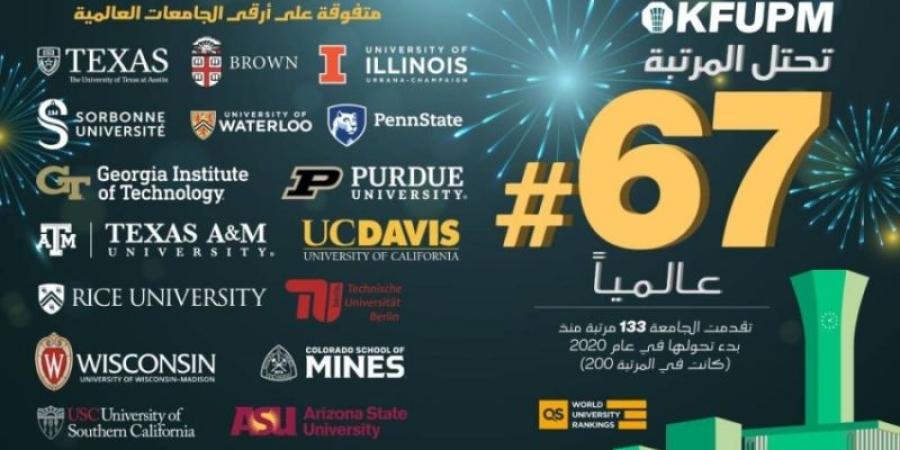 جامعة الملك فهد للبترول والمعادن ضمن أفضل 100 جامعة عالميًا