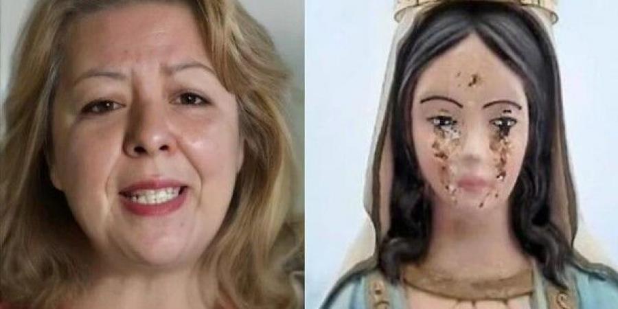 امرأة إيطالية ادّعت أن تمثالًا للسيدة العذراء يذرف دمًا وحققت مكاسب مادية باحتيالها